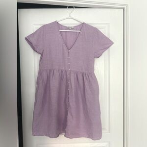 Madewell mini dress with pockets. Size medium. New (never worn) without tags.